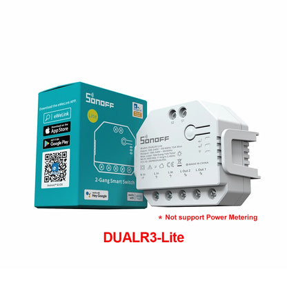 Smart Dual Relay Module with Power Metering and Control