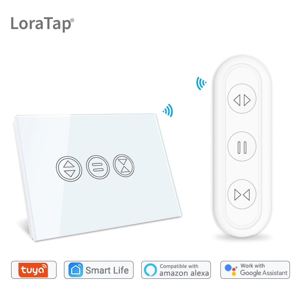Smart WiFi Curtain Switch with Remote Control