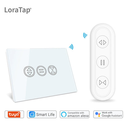 Smart WiFi Curtain Switch with Remote Control