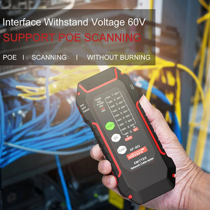 NOYAFA NF-802 Multi-function Cable Tester RJ11 RJ45 Cat5 Cat6 Tracker
