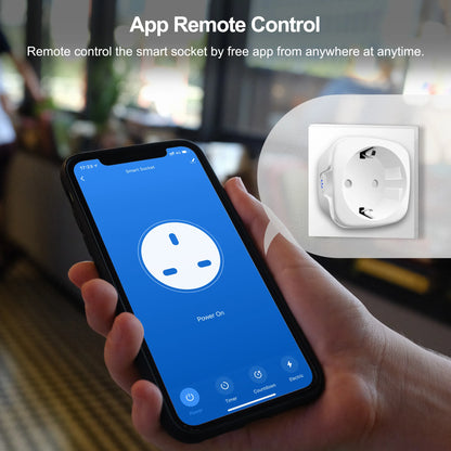 Smart WiFi Plug with Power Monitor and Timer Function
