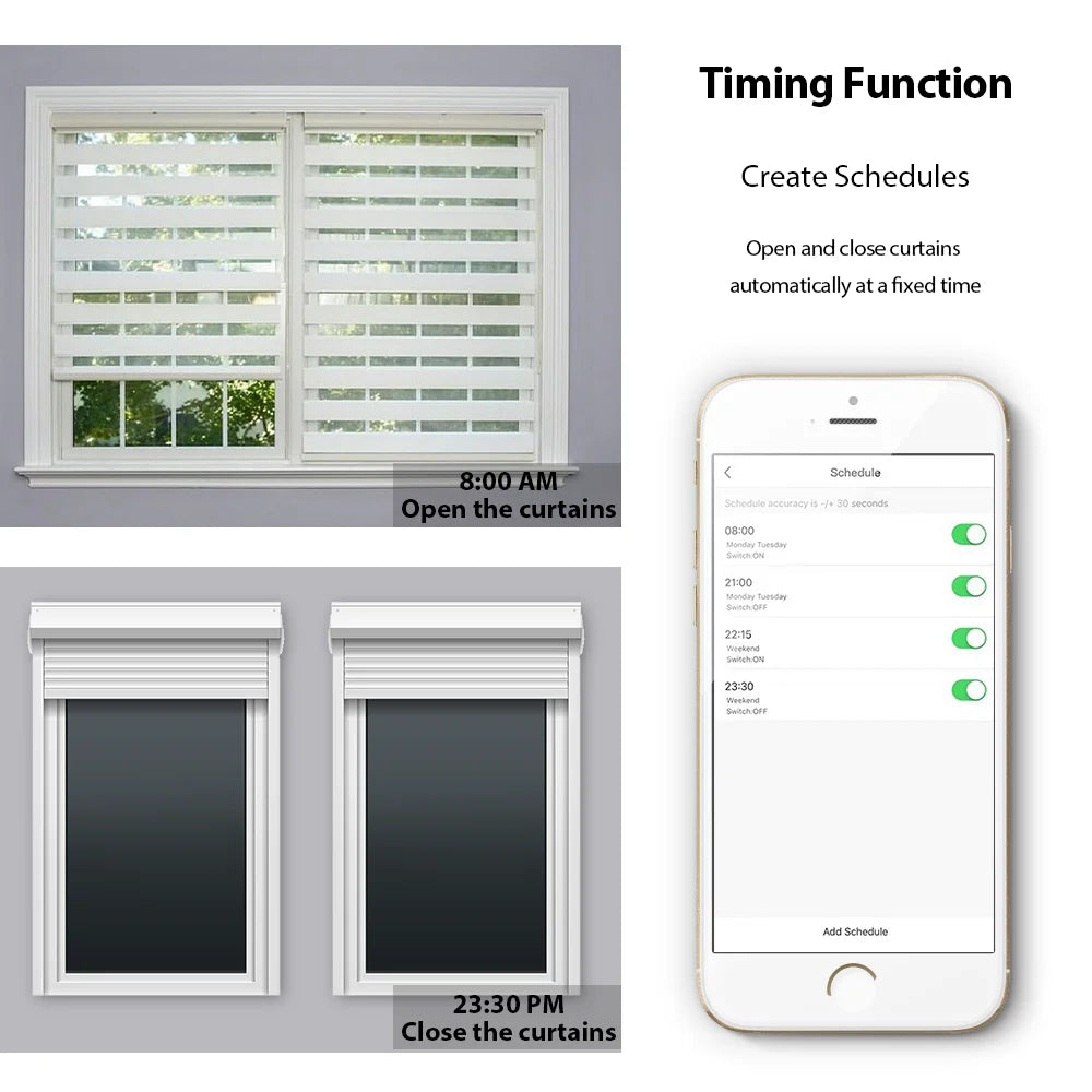 Double Curtain Blind Switch for Roller Shutter Electric Motors