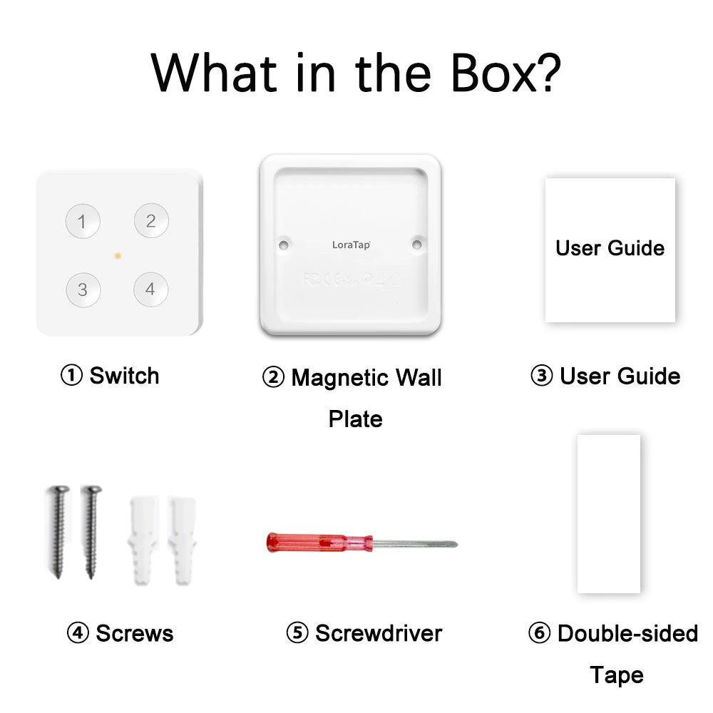 Tuya ZigBee 3.0 Wireless 4-Button Remote Control Scene Switch Compatible with Smart Life Home Assistant Zigbee2MQTT DIY - Home Smart Direct