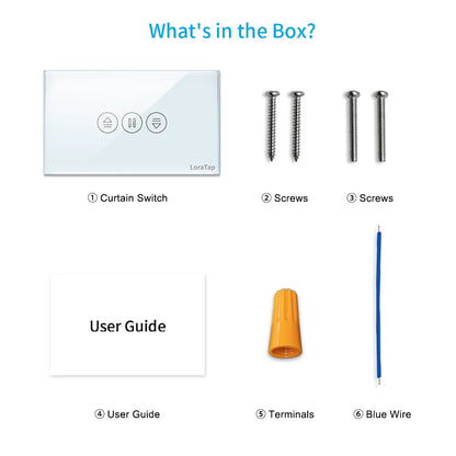 WiFi Curtain Switch for Motorized Roller Shutters