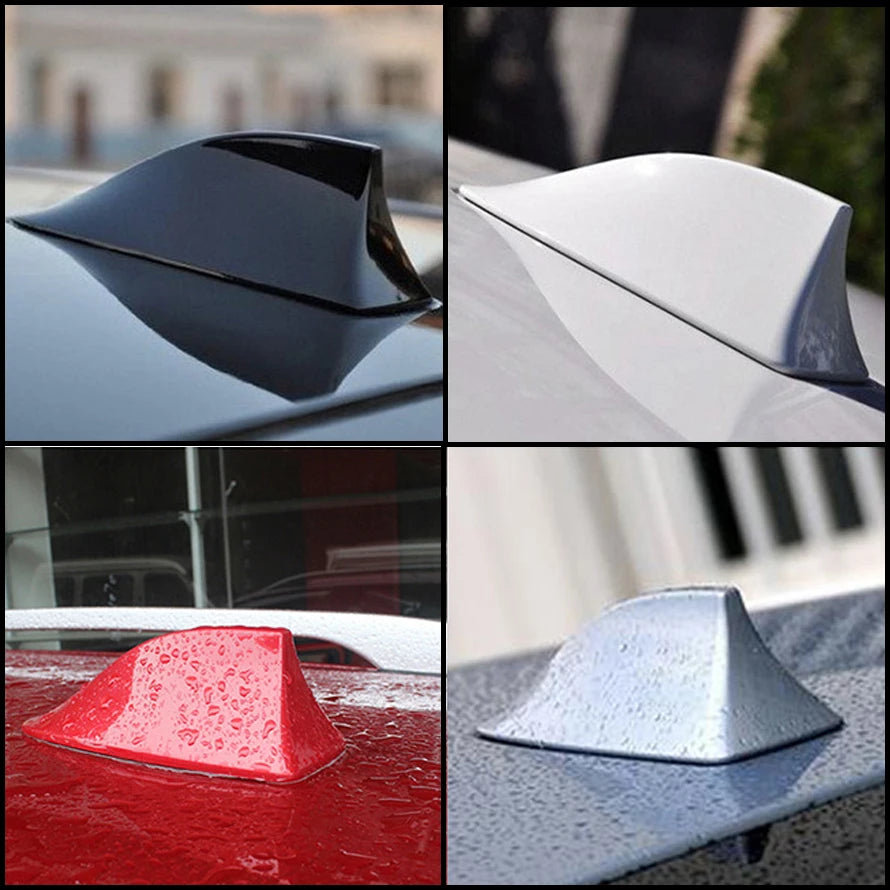 Universal Shark Fin Car Radio Antenna for FM AM Signal Reception