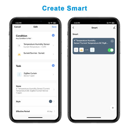 Tuya ZigBee 3.0 Wireless Temperature and Humidity Sensor Works with Home Assistant Smart Life DIY Google Alexa Echo Automation - Home Smart Direct