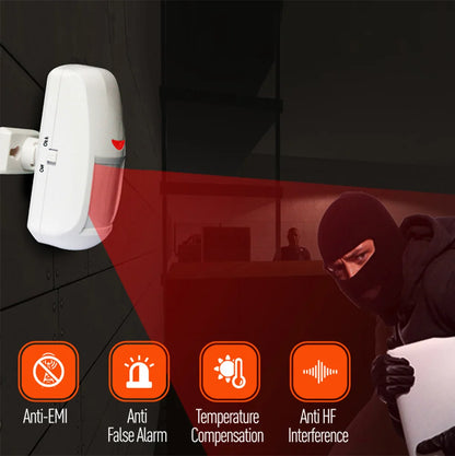 PGST Tuya 433MHz Smart Life Home Security Protection Pet PIR Infrared Motion Sensor Detector For House Alarm Security System - Home Smart Direct