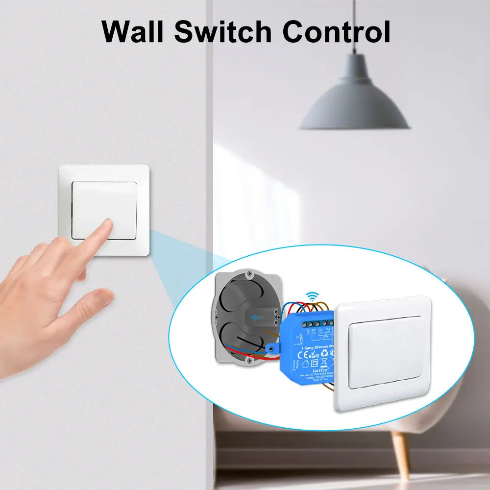 Smart Dimming Light Switch Relay with WiFi and ZigBee