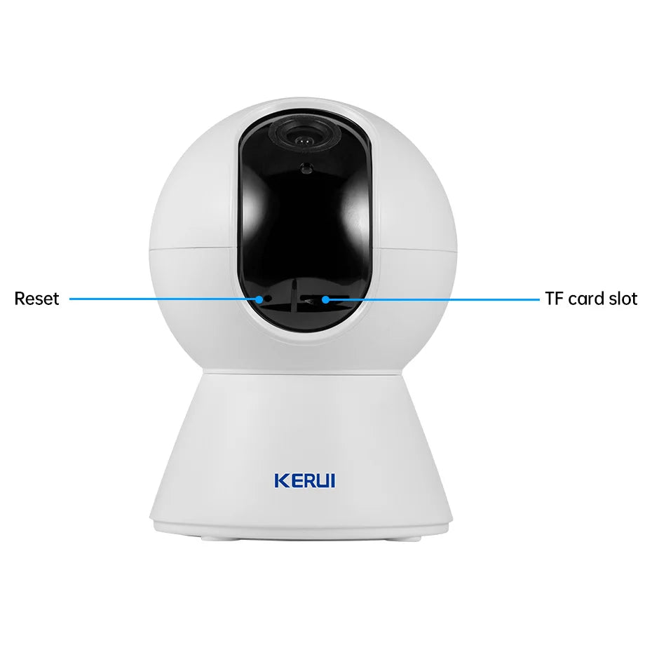 KERUI 5MP 8MP 4K HD Tuya Smart Mini WiFi IP Camera Indoor Wireless Security Home CCTV Surveillance Camera With Auto Tracking - Home Smart Direct