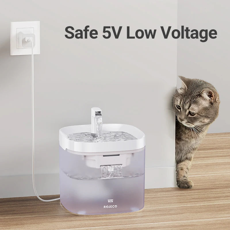 Smart Cat Water Fountain with Filter Purifier System