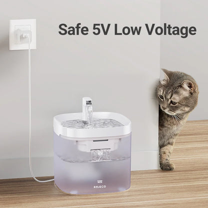 Smart Cat Water Fountain with Filter Purifier System