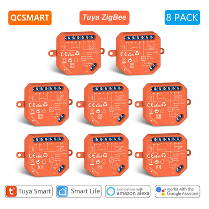 ZigBee Roller Shutter Blinds Curtain Switch Tuya Smart Life Percentage Progress Timer Voice Control Google Assistant Alexa - Home Smart Direct