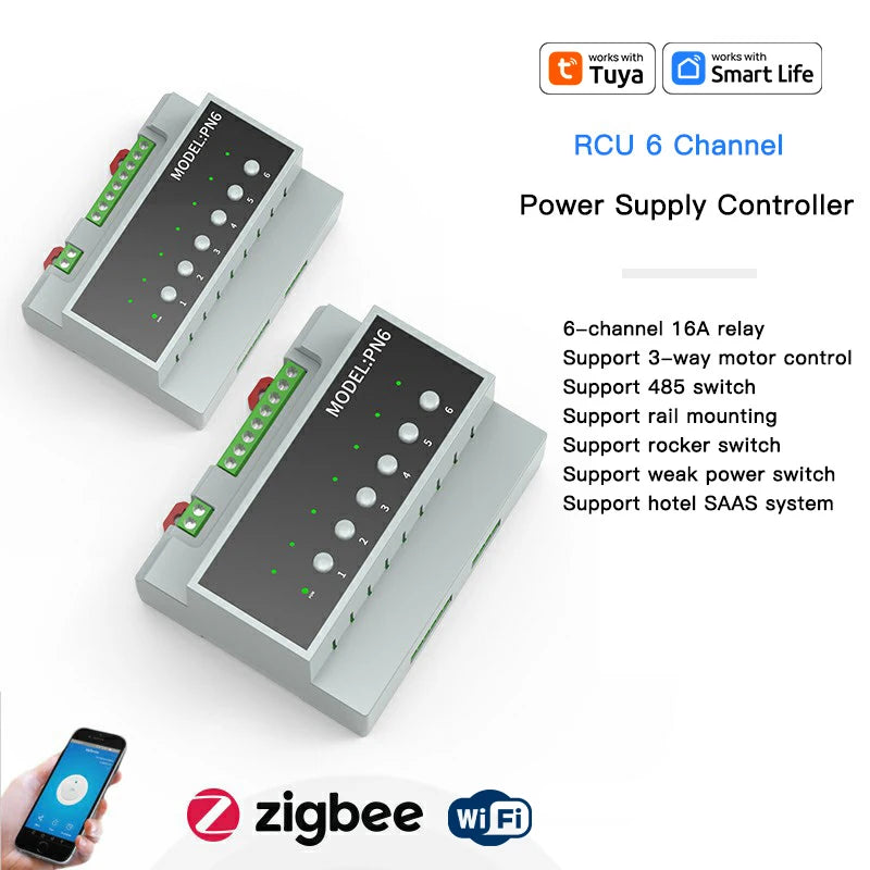 Smart Zigbee Relay Switch Module with Power Control