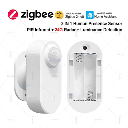 Smart Zigbee Human Presence Sensor with Motion Detection