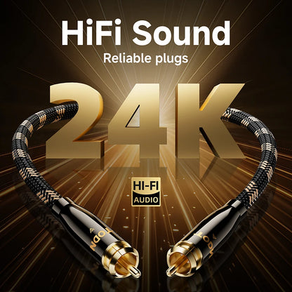 High End OCC Digital Coaxial RCA Audio Cable