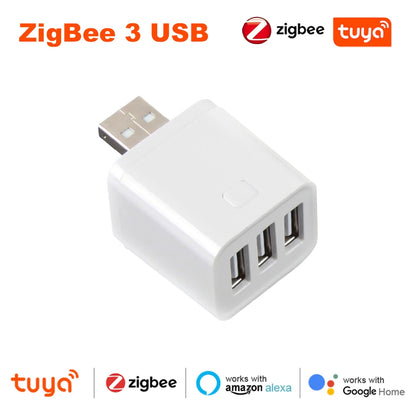 Smart Micro USB Adapter with Timing and Voice Control