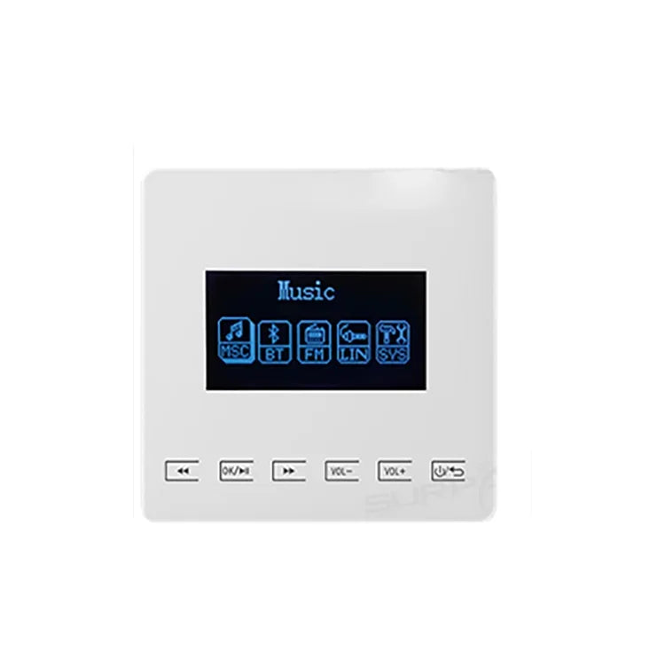 Bluetooth Wall Amplifier Touch Music Player with FM Radio - Home Smart Direct