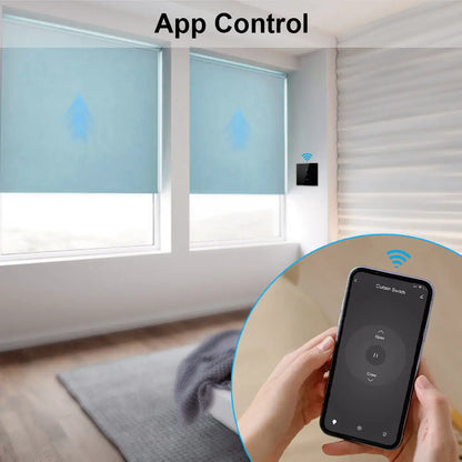 Smart Curtain and Blind Switch with Backlight Style
