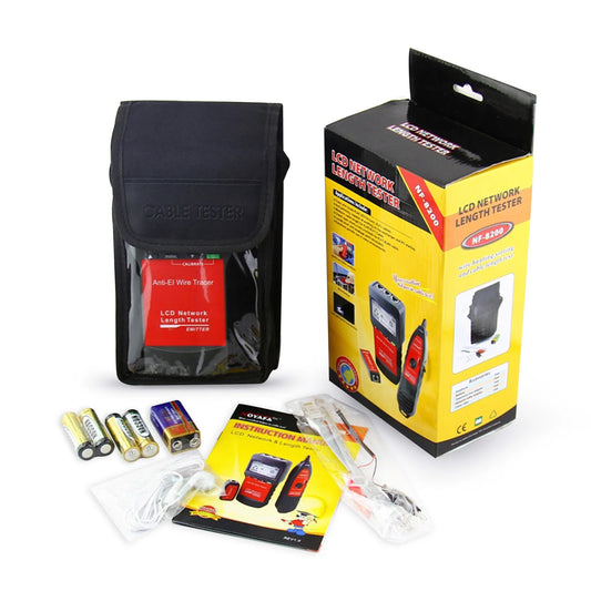 LCD Network Cable Tester with Continuity Check and Wire Locator