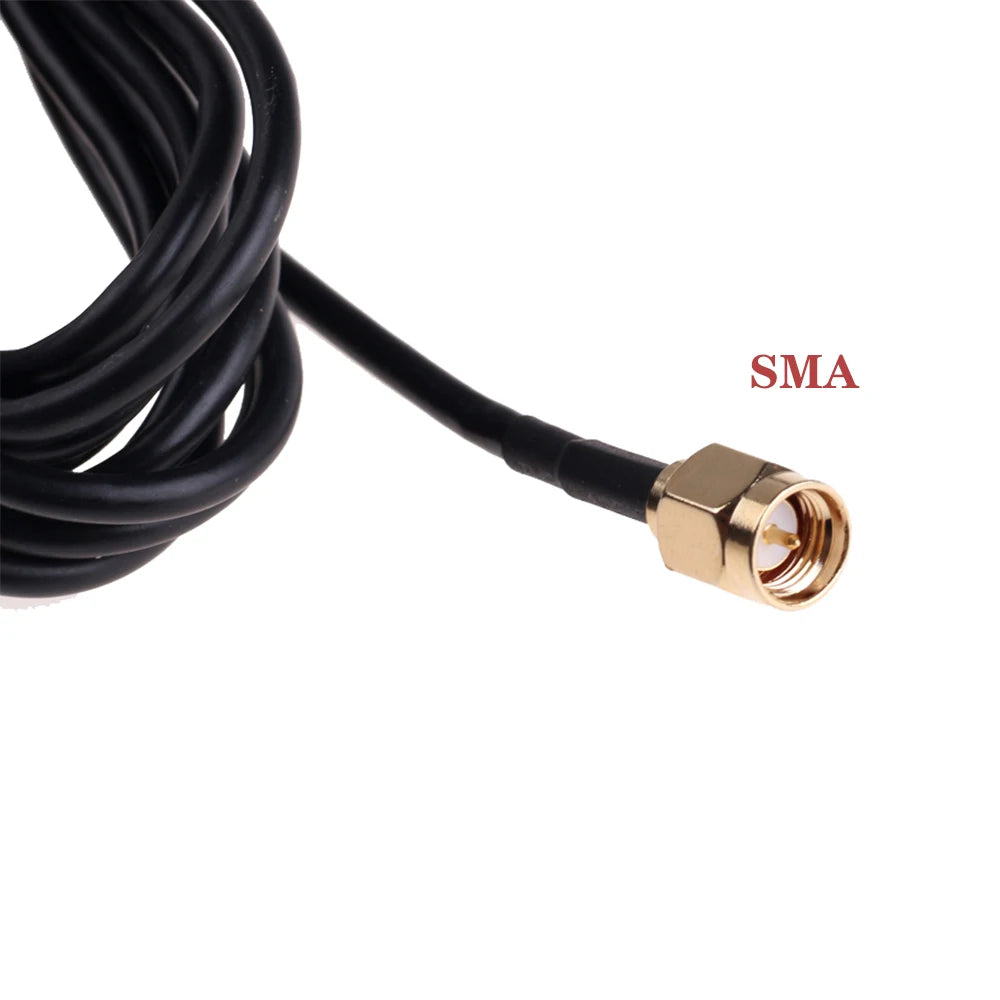 Car GPS Antenna with SMA Connector Cable for Navigation Units