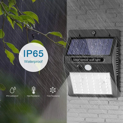Solar Motion Sensor Light for Outdoor Security and Pathway Lighting