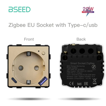 Zigbee Smart Plug with Power Monitoring and Wireless Control