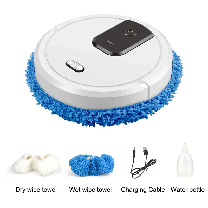 Smart Sweeping and Mopping Robot with Spray Function