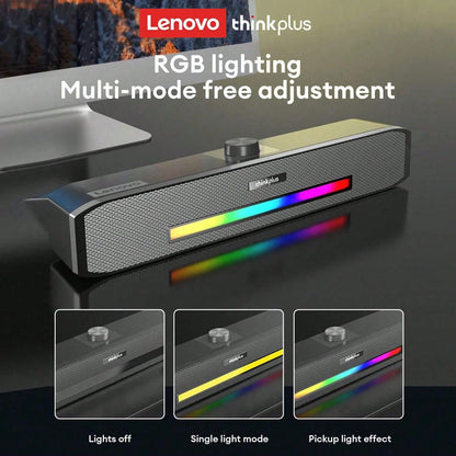 Lenovo Bluetooth Speaker Surround Sound Bar for Computer or TV - Home Smart Direct