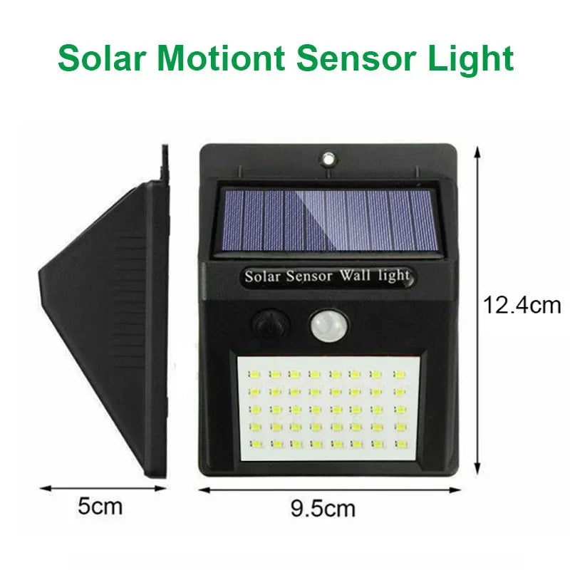 Solar Motion Sensor Light for Outdoor Security and Pathway Lighting