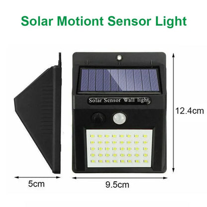 Solar Motion Sensor Light for Outdoor Security and Pathway Lighting