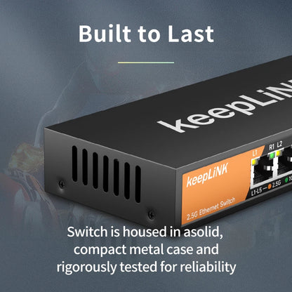 Multi Gigabit Network Switch with Plug and Play Operation