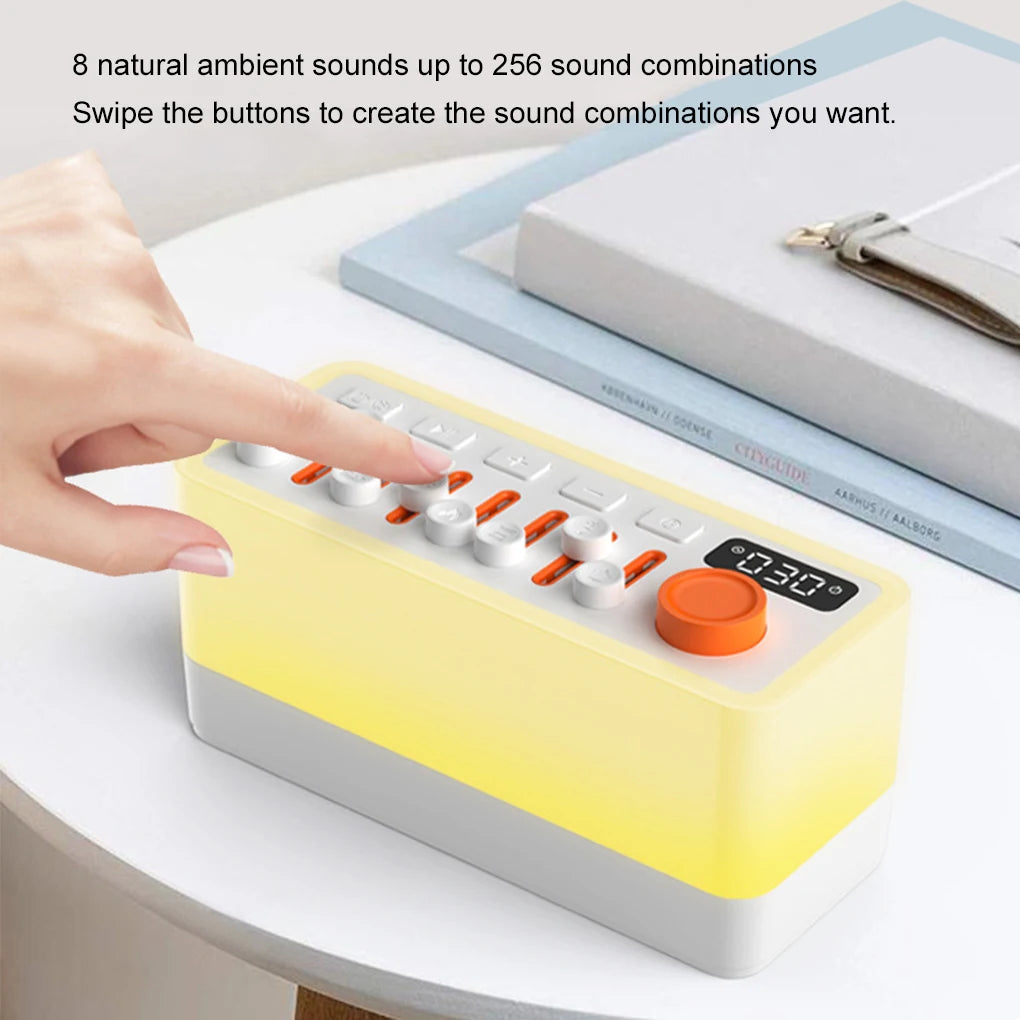 Sleep Sound Machine with Night Light and Bluetooth Speaker - Home Smart Direct