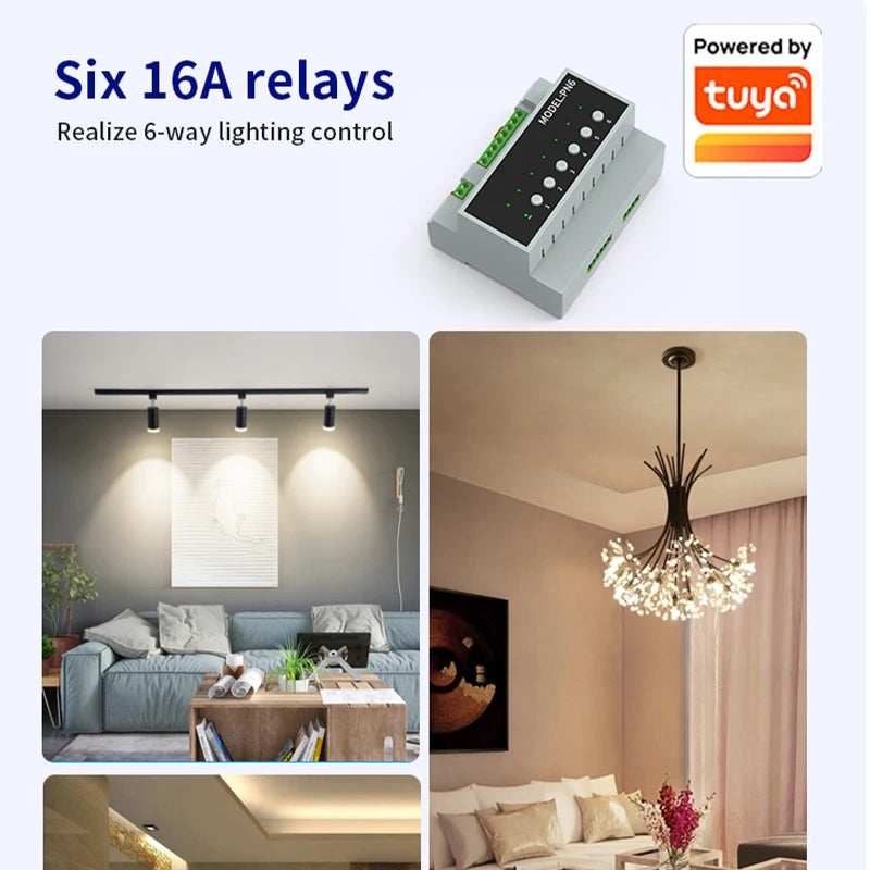 Smart Zigbee Relay Switch Module with Power Control