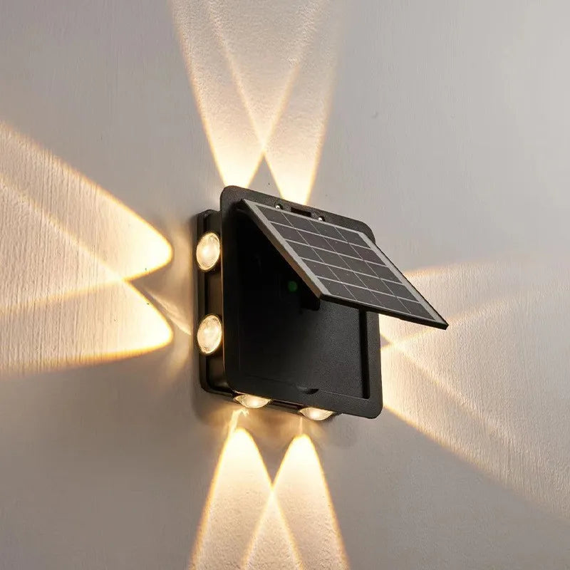 Outdoor Solar Wall Light for Landscape and Garden Lighting