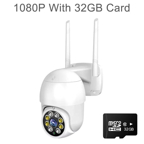 PGST 2MP 1080P IP WiFi PTZ Tuya Security Camera Outdoor Surveillance Camera CCTV Smart Life Waterproof 2-Way Audio Night Vision - Home Smart Direct