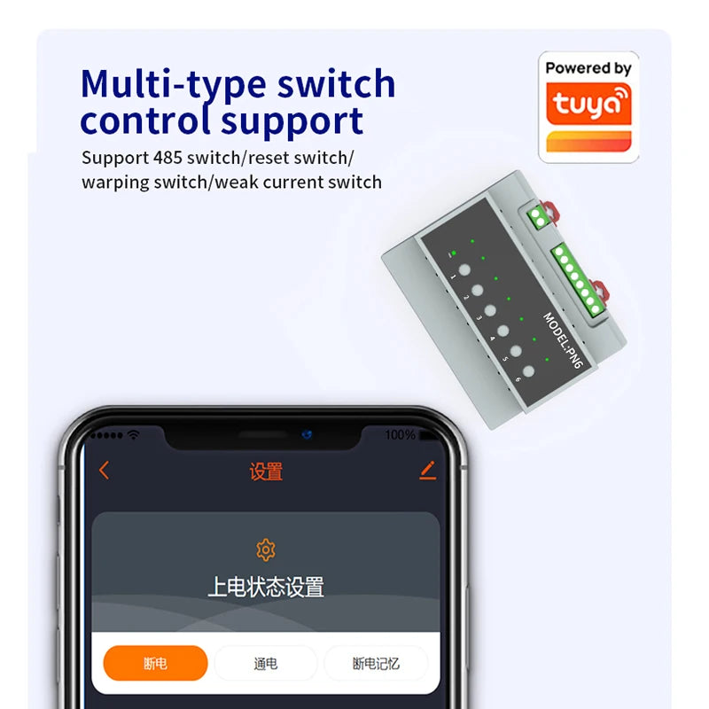 Smart Zigbee Relay Switch Module with Power Control