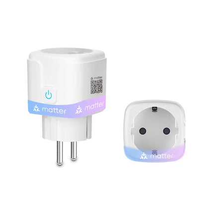 Matter WiFi Smart Socket with App and Voice Control