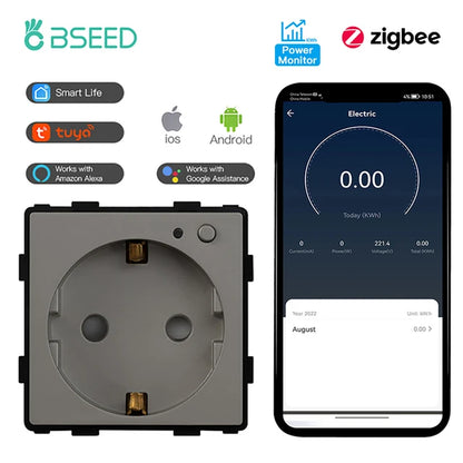 Zigbee Smart Plug with Power Monitoring and Wireless Control