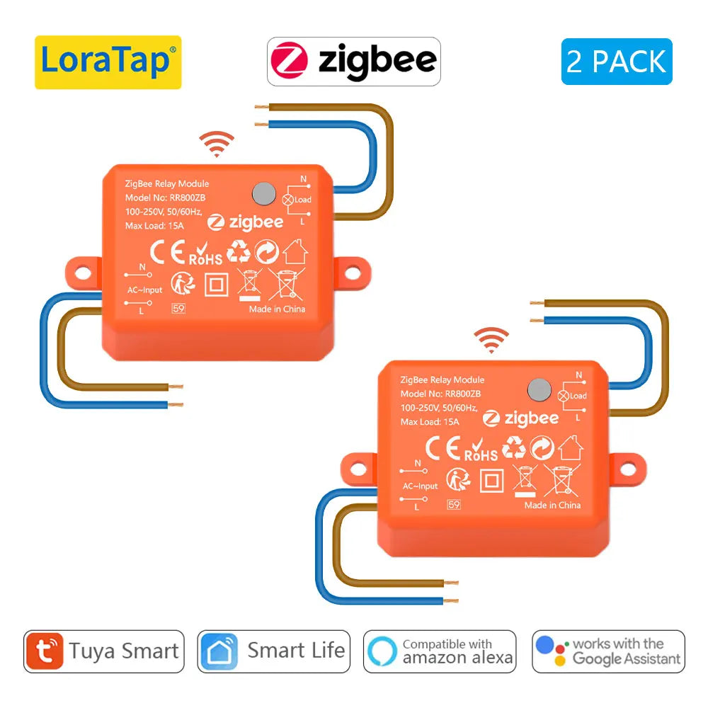 Tuya ZigBee 3.0 Smart Life Socket Module Wireless Remote Control, Work with Echo Alexa Google Home Voice Assistant DIY MQTT - Home Smart Direct