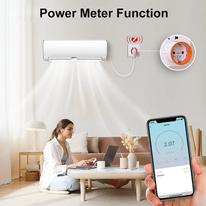 Smart Zigbee Power Plug with Remote Control and Monitoring