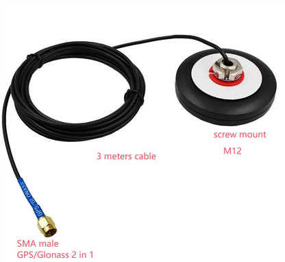 Mini GPS GLONASS Patch Antenna with IPX Connector