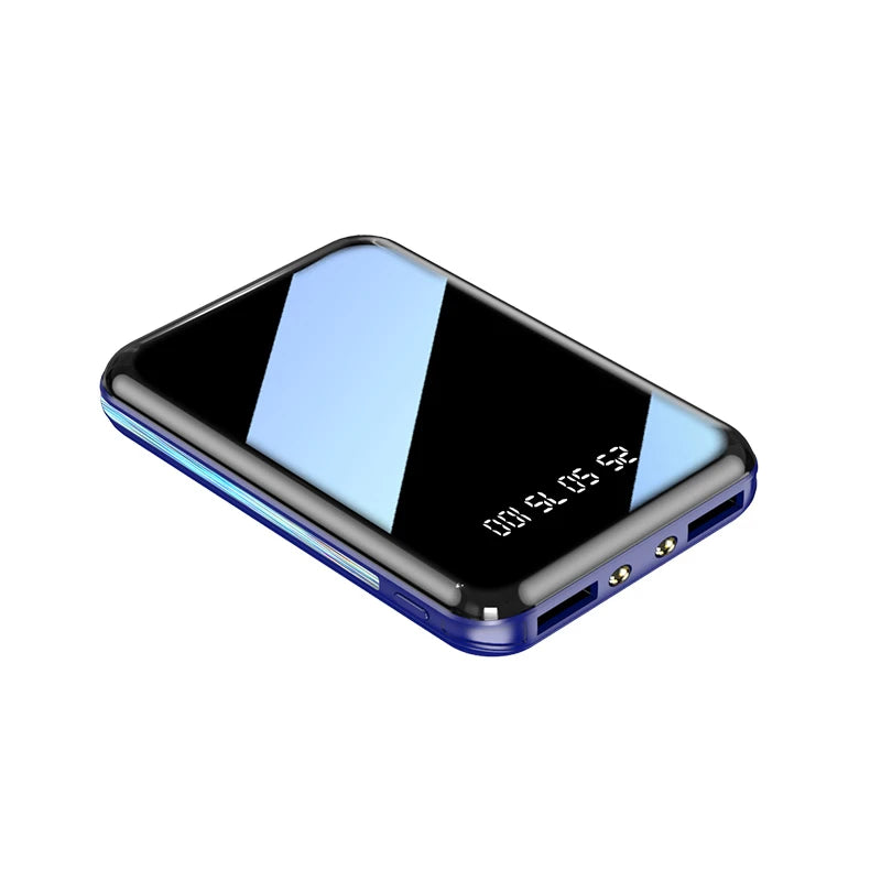 Mini Portable Power Bank with LED Display External Battery