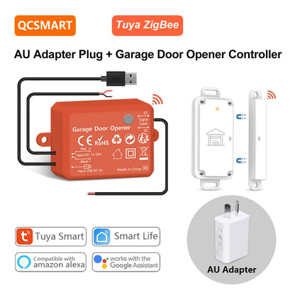 Smart ZigBee Garage Door Sensor and Controller