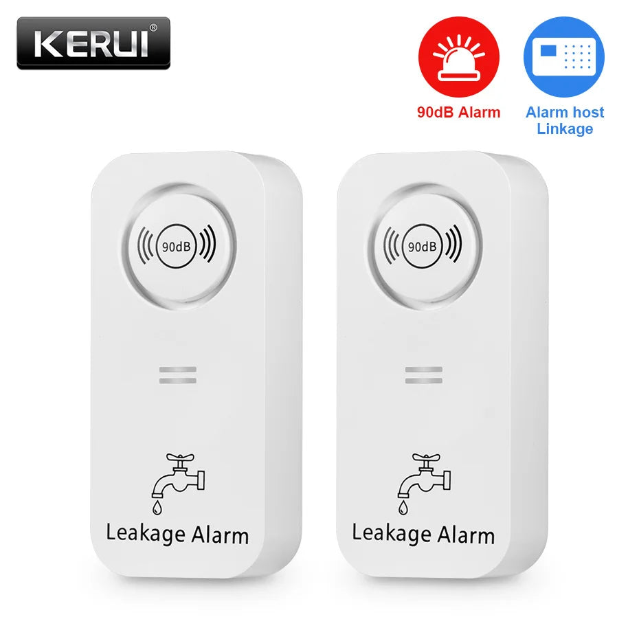 KERUI Wireless Water Sensor 90db Alarm Water Leakage Detector Leak Alert Monitoring Leak and Drip Alarm For Home - Home Smart Direct