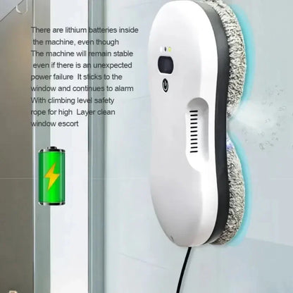 Dual Sided Spray Window Cleaning Robot for Home and Office