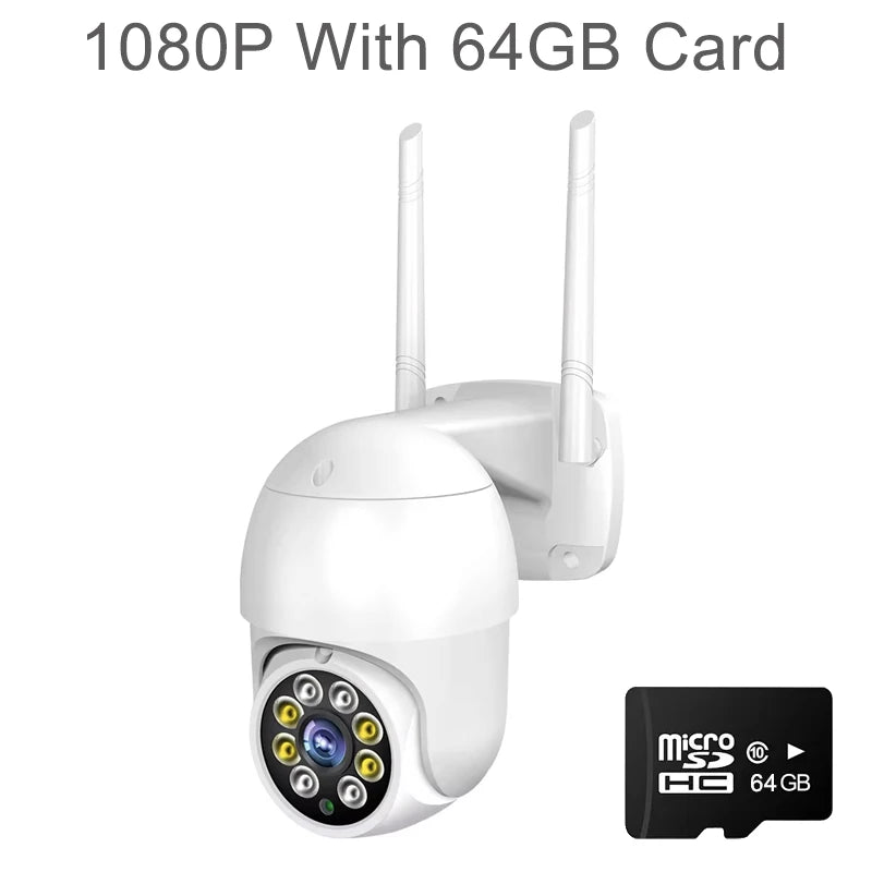 PGST 2MP 1080P IP WiFi PTZ Tuya Security Camera Outdoor Surveillance Camera CCTV Smart Life Waterproof 2-Way Audio Night Vision - Home Smart Direct