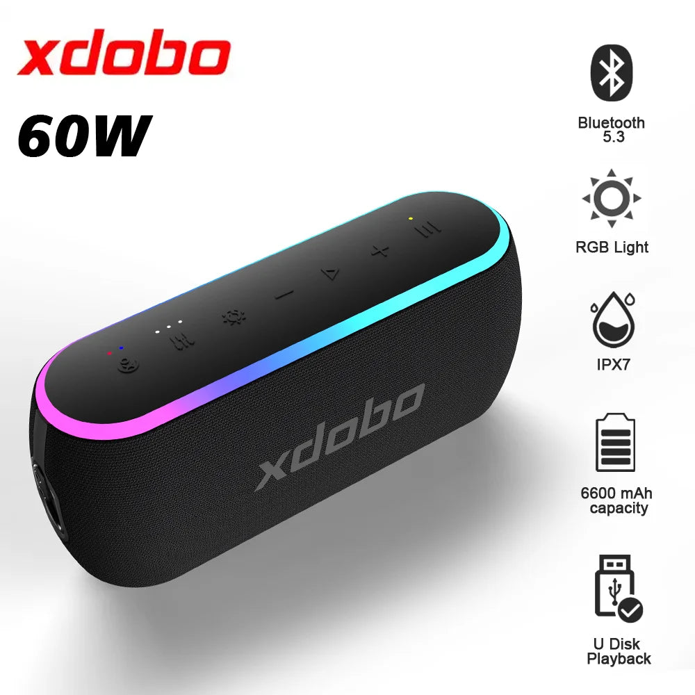 Xdobo Bluetooth Speaker Wireless Subwoofer Outdoor Loudspeaker - Home Smart Direct