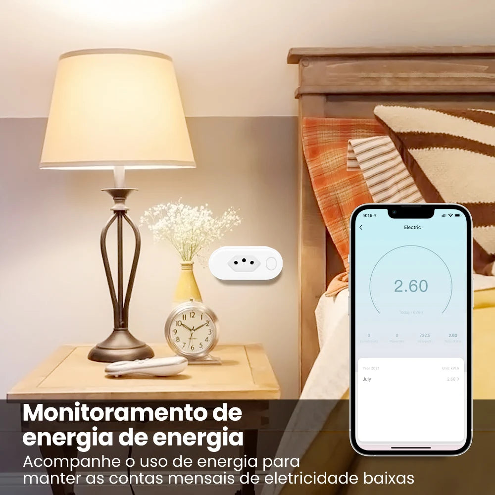 WiFi Smart Plug App Remote Control with Voice Assistant