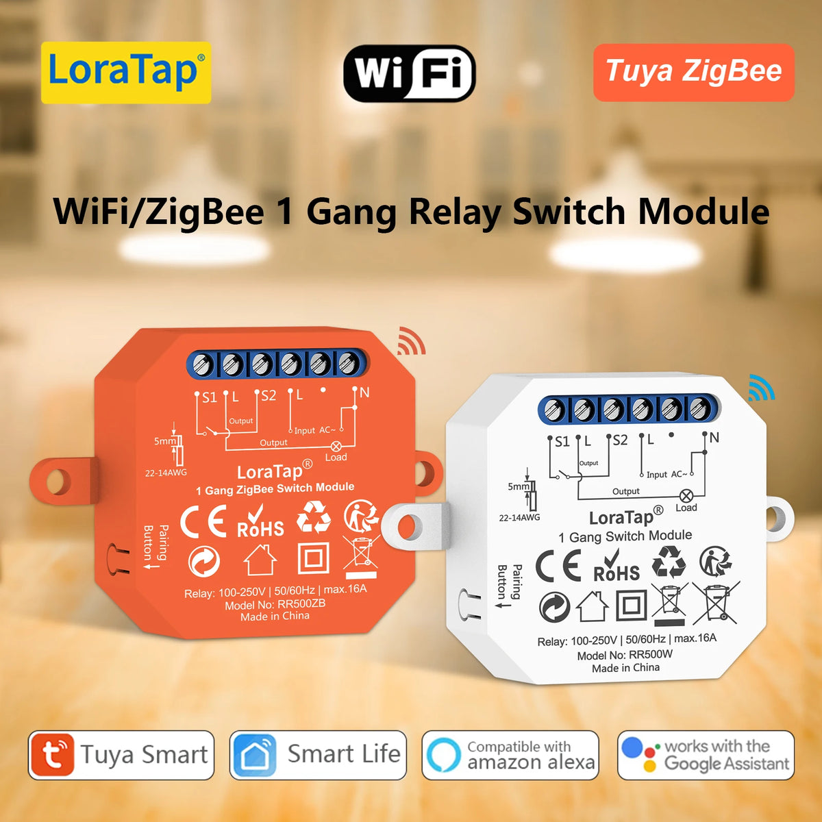 Sants Module List Smart WiFi and ZigBee Relay Module with Two Way Voice Control – Saints ...