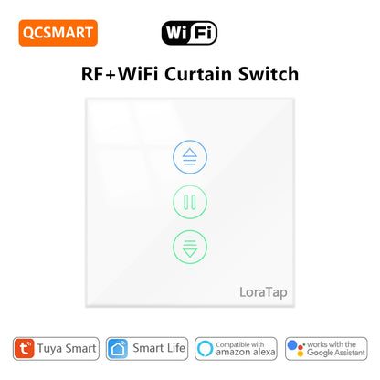 Touch Panel Curtain Switch with Percentage Control